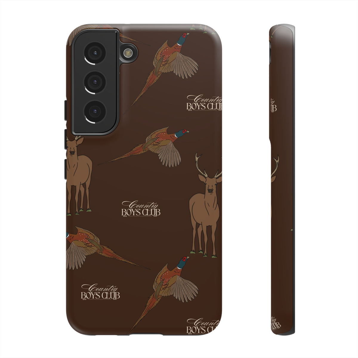 Chestnut Brown 'Boys Stags & Pheasants' Case  | CBC x Country Cases