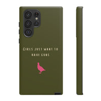 Green & Pink 'Girls Just Want To Have Guns' Case (Partridge)