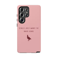 Pink & Burgundy 'Girls Just Want To Have Guns' Case (Partridge)