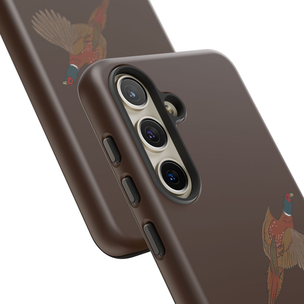 Chestnut Brown 'Country Boys Club Pheasant' Case  | CBC x Country Cases