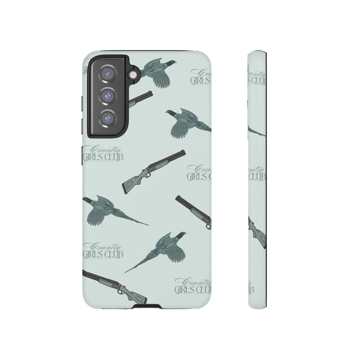 Blue 'Girls Pheasants & Shotguns' Case  | CGC x Country Cases