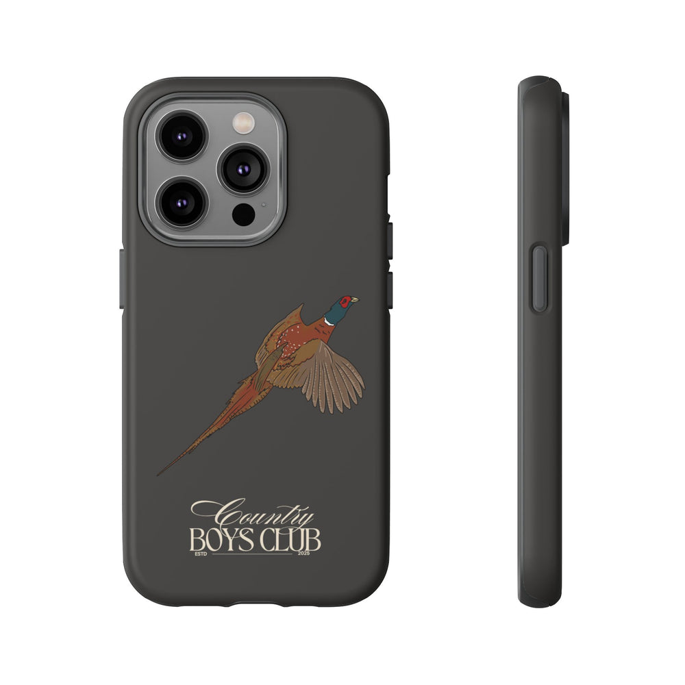 Charcoal 'Country Boys Club Pheasant' Case  | CGC x Country Cases