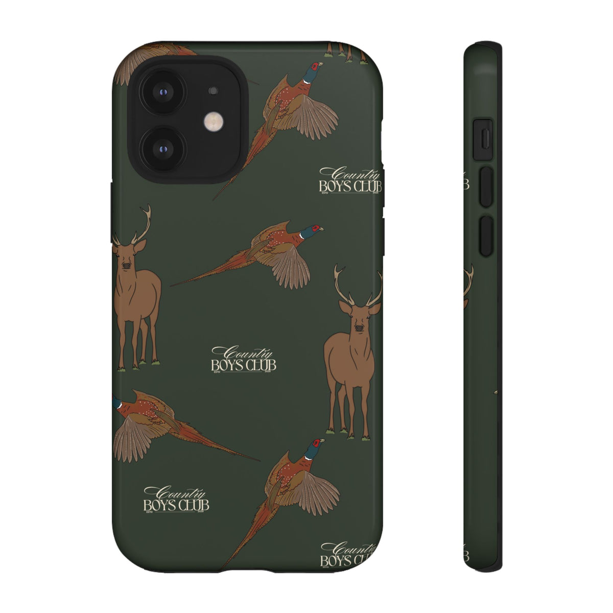 Field Green 'Boys Stags & Pheasants' Case  | CBC x Country Cases