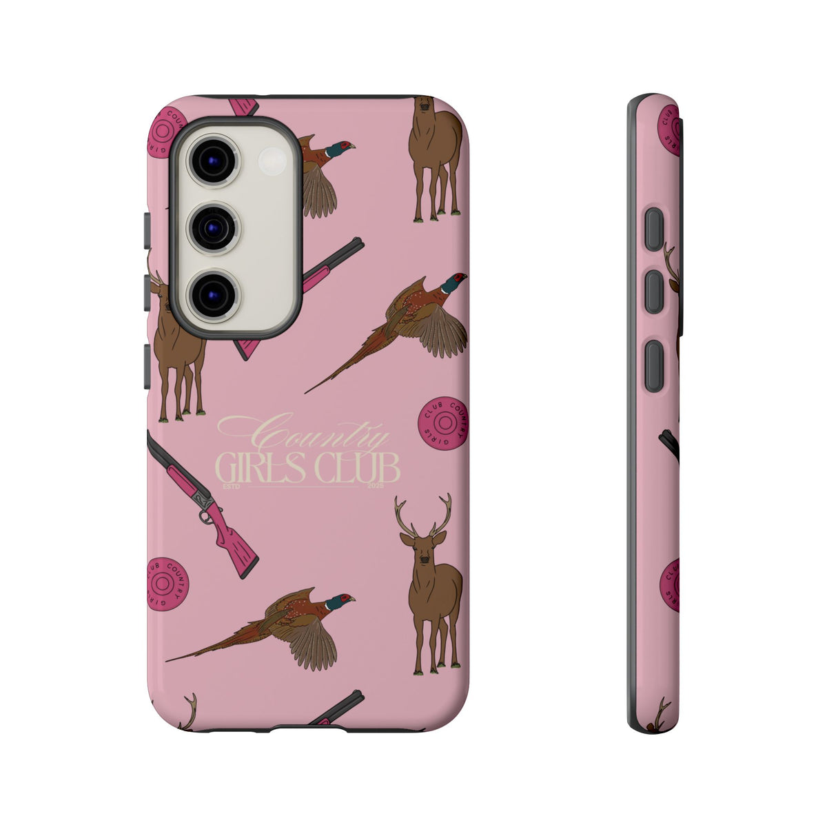 Pale Pink Girls Love Guns Case  | CGC x Country Cases