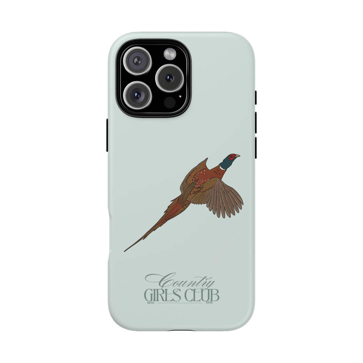 Duck Egg Blue 'Girls Pheasant' Case  | CGC x Country Cases