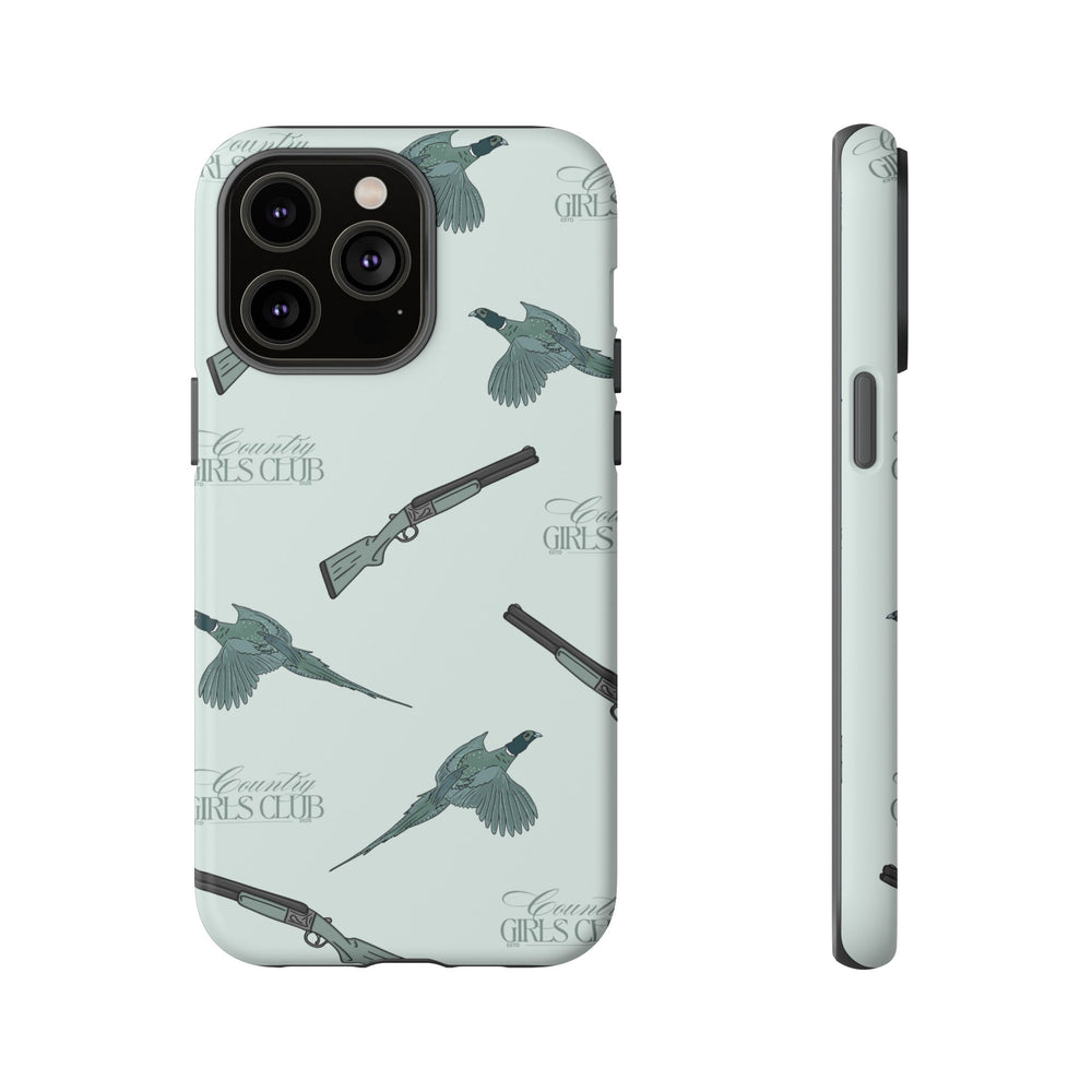 Blue 'Girls Pheasants & Shotguns' Case  | CGC x Country Cases