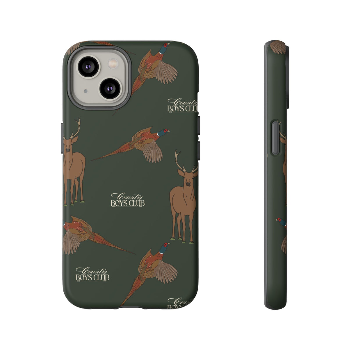 Field Green 'Boys Stags & Pheasants' Case  | CBC x Country Cases