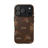 Chestnut Brown 'Boys Stags & Pheasants' Case  | CBC x Country Cases