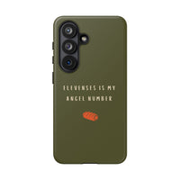 Green & Orange 'Elevenses Is My Angel Number' Case