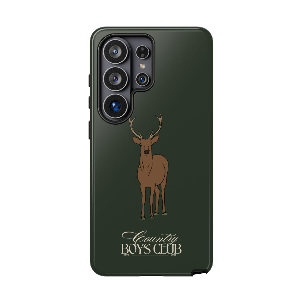 Field Green 'Country Boys Club Stag' Case  | CGC x Country Cases