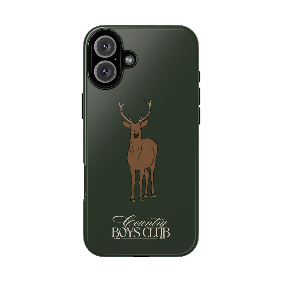 Field Green 'Country Boys Club Stag' Case  | CGC x Country Cases
