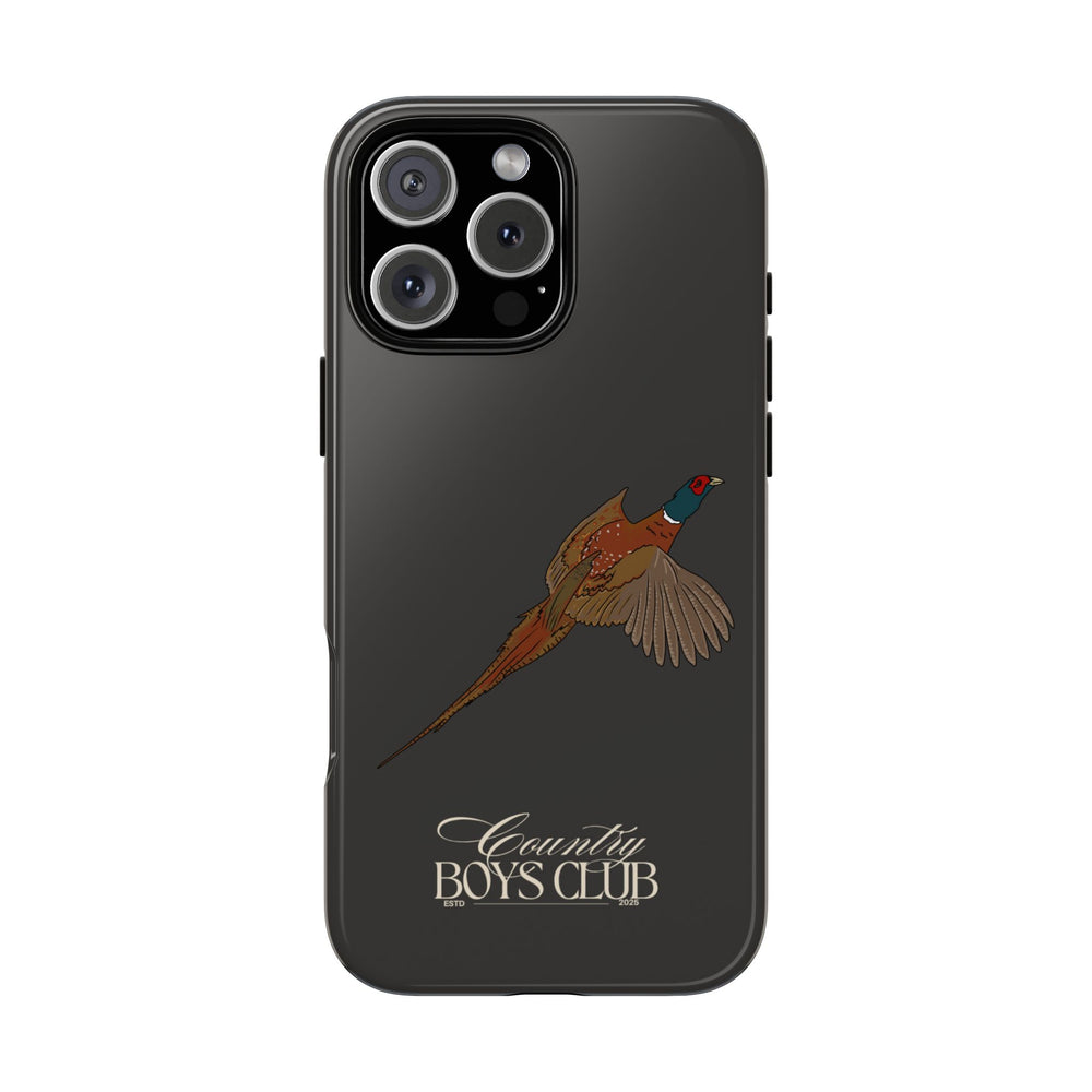 Charcoal 'Country Boys Club Pheasant' Case  | CGC x Country Cases