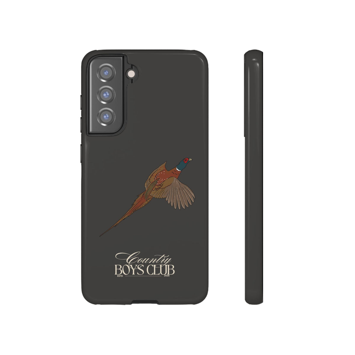 Charcoal 'Country Boys Club Pheasant' Case  | CGC x Country Cases