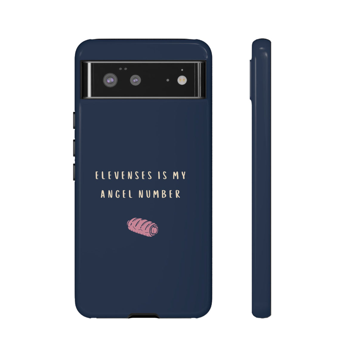 Navy & Pink 'Elevenses Is My Angel Number' Case
