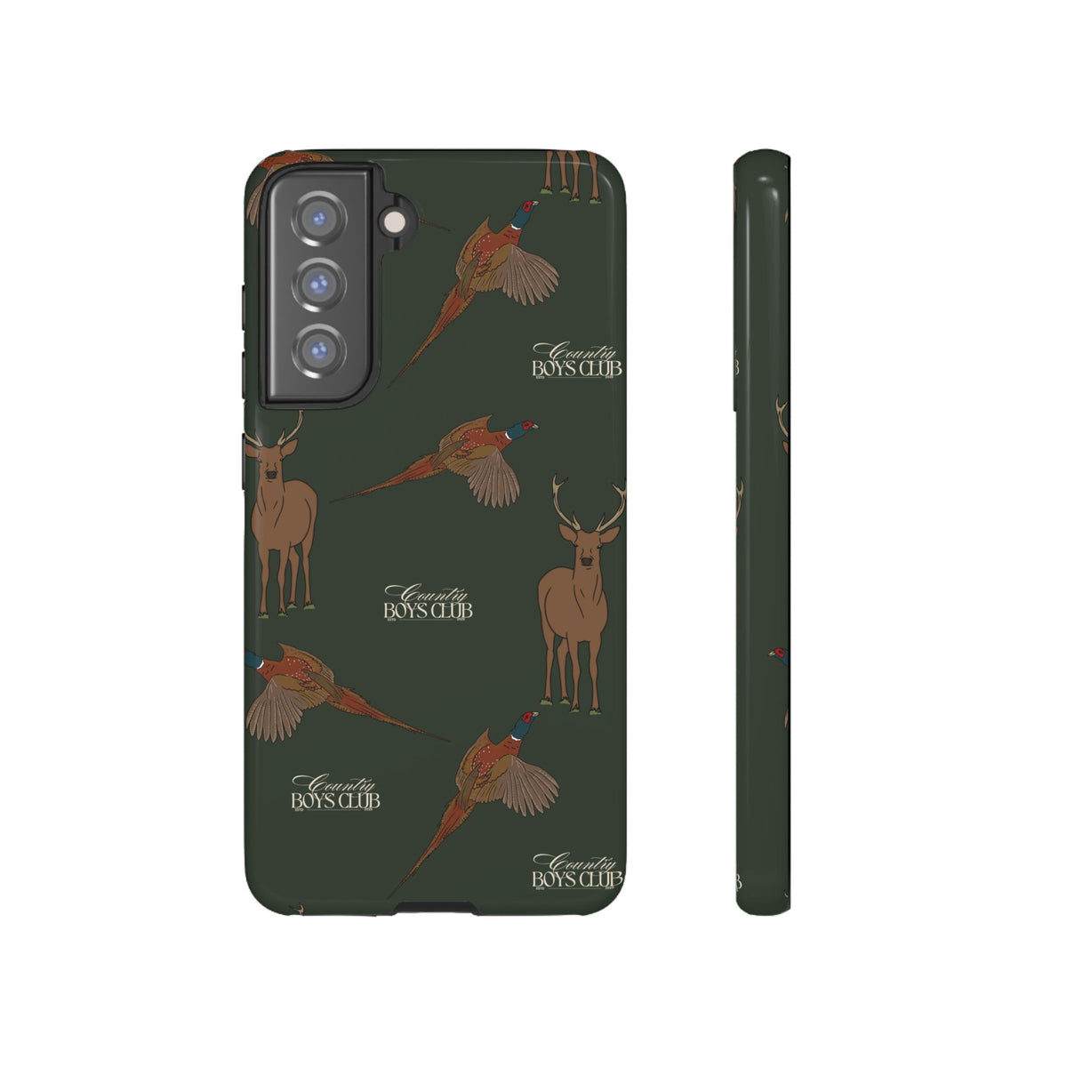 Field Green 'Boys Stags & Pheasants' Case  | CBC x Country Cases