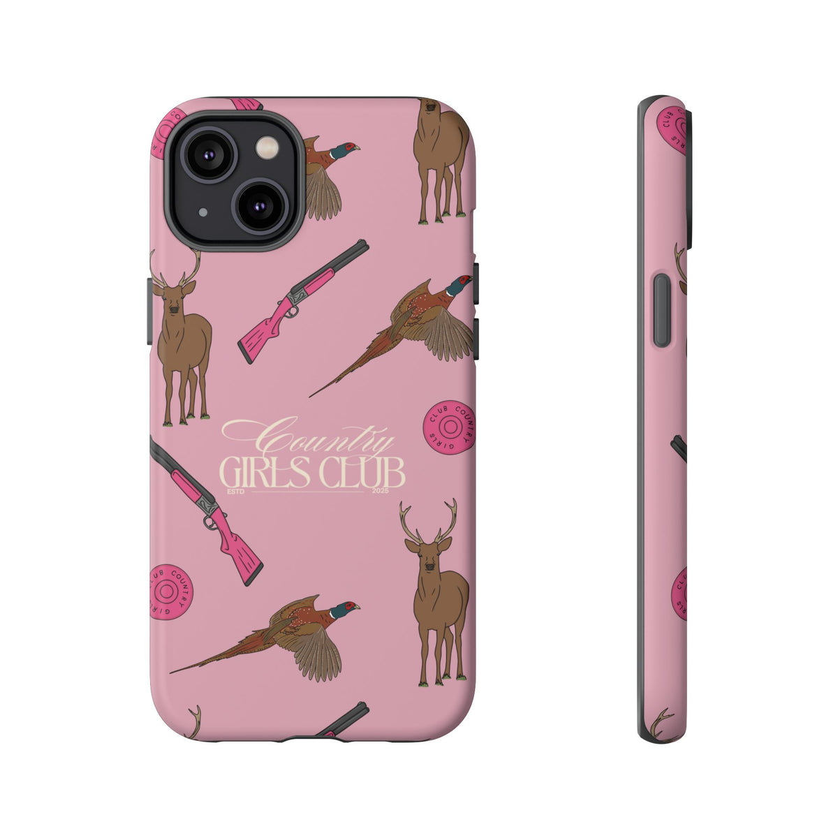 Dusty Pink Girls Love Guns Case  | CGC x Country Cases