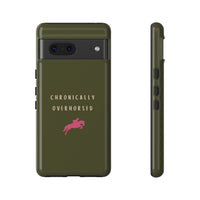 Green & Pink Chronically Overhorsed Case