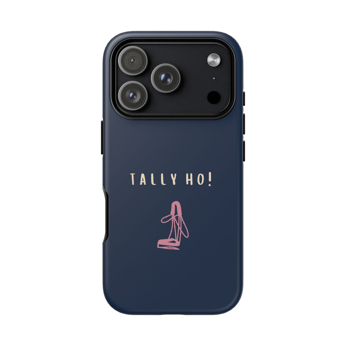 Navy & Pink 'Tally Ho!' (Bridle)