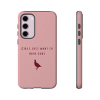 Pink & Burgundy 'Girls Just Want To Have Guns' Case (Partridge)