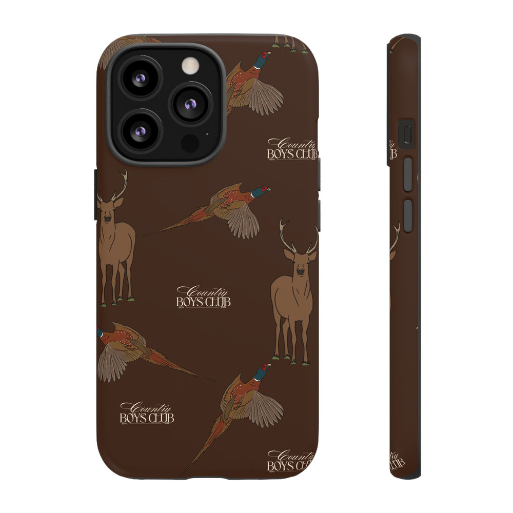 Chestnut Brown 'Boys Stags & Pheasants' Case  | CBC x Country Cases