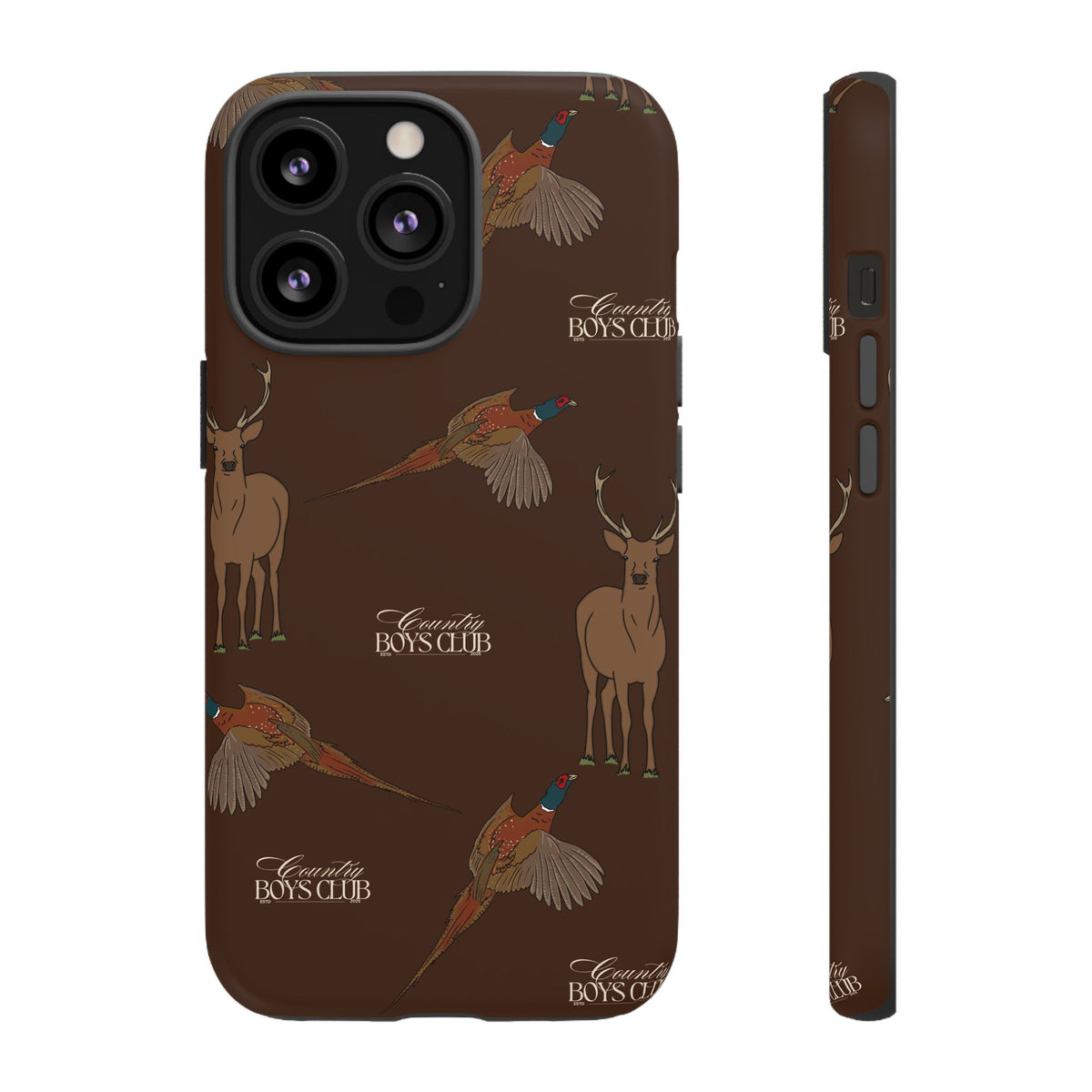Chestnut Brown 'Boys Stags & Pheasants' Case  | CBC x Country Cases