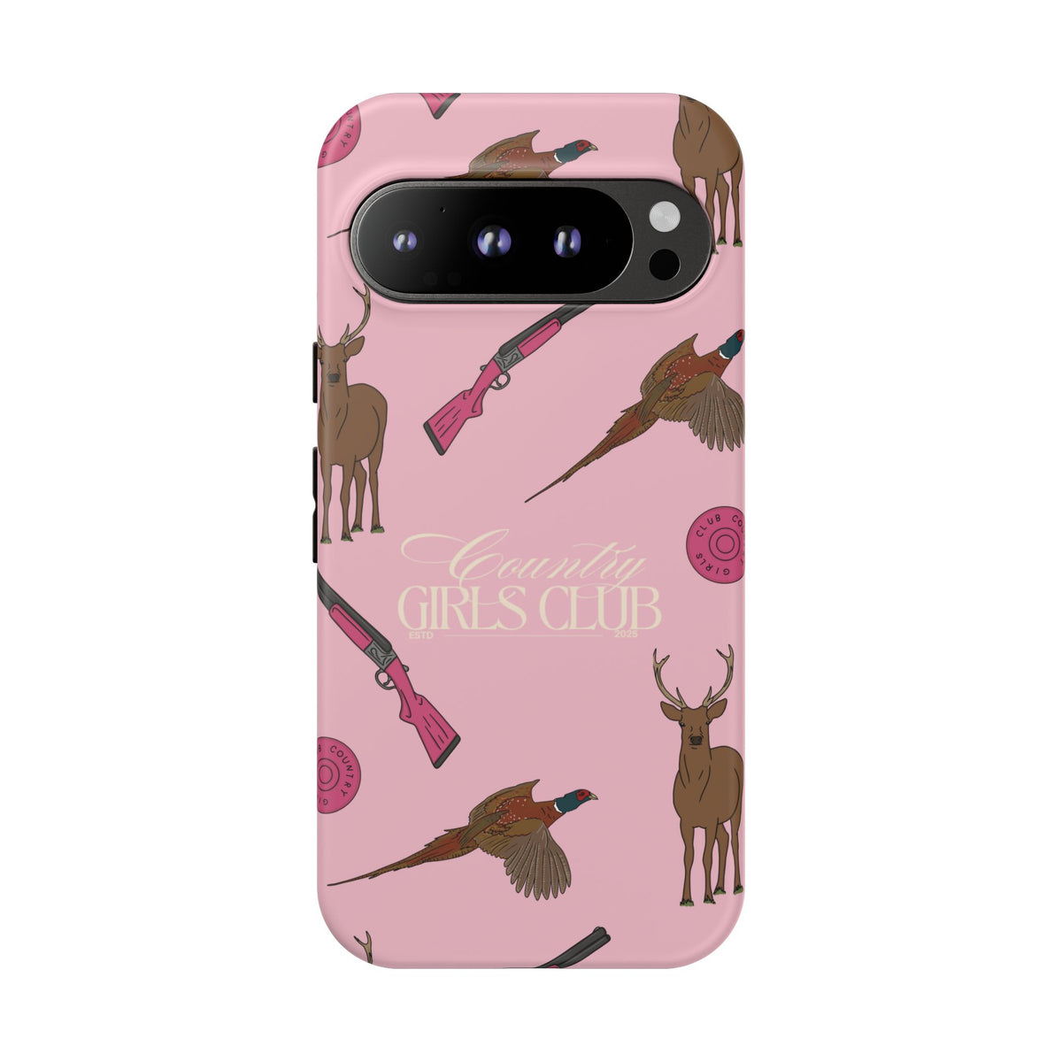 Pale Pink Girls Love Guns Case  | CGC x Country Cases