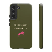 Green & Pink Chronically Overhorsed Case