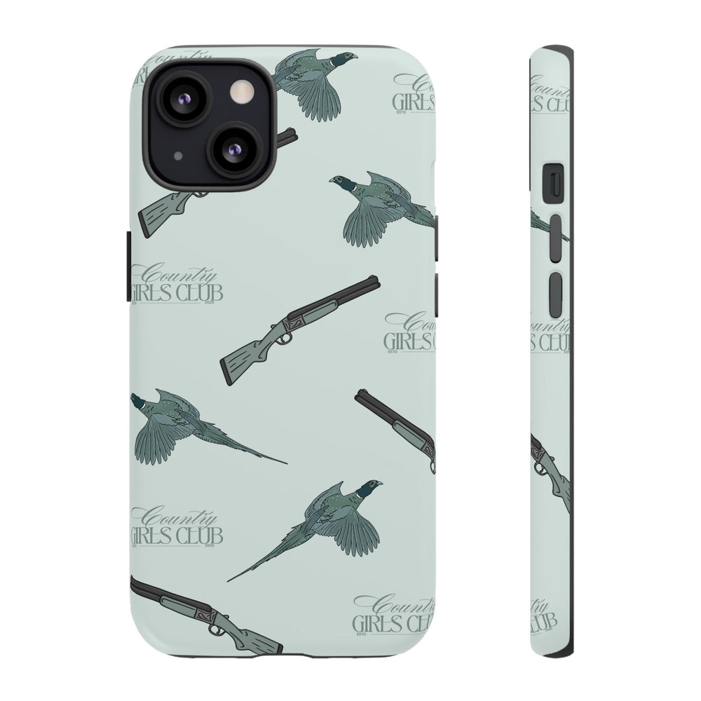 Blue 'Girls Pheasants & Shotguns' Case  | CGC x Country Cases