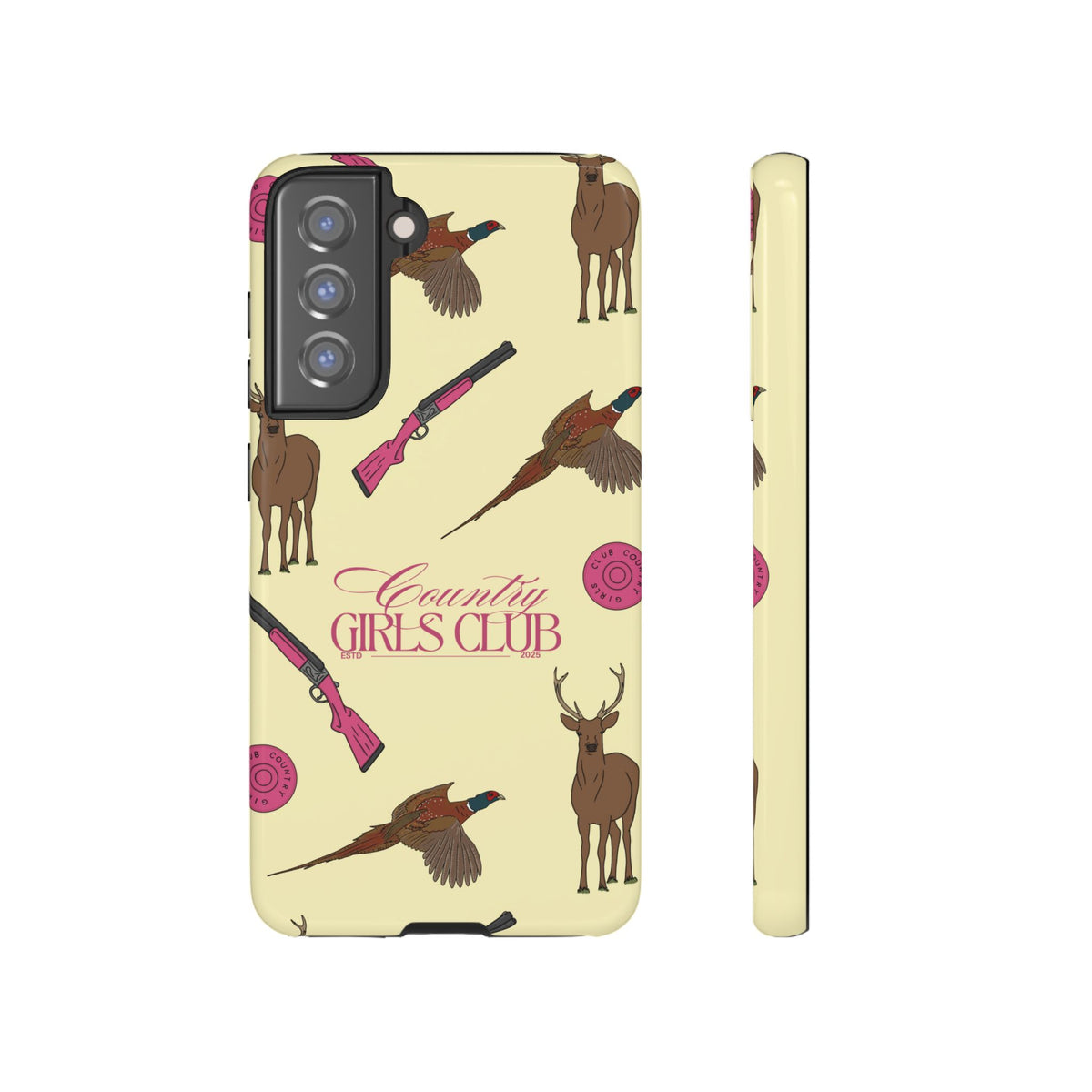 Butter Yellow 'Girls Love Guns' Case  | CGC x Country Cases