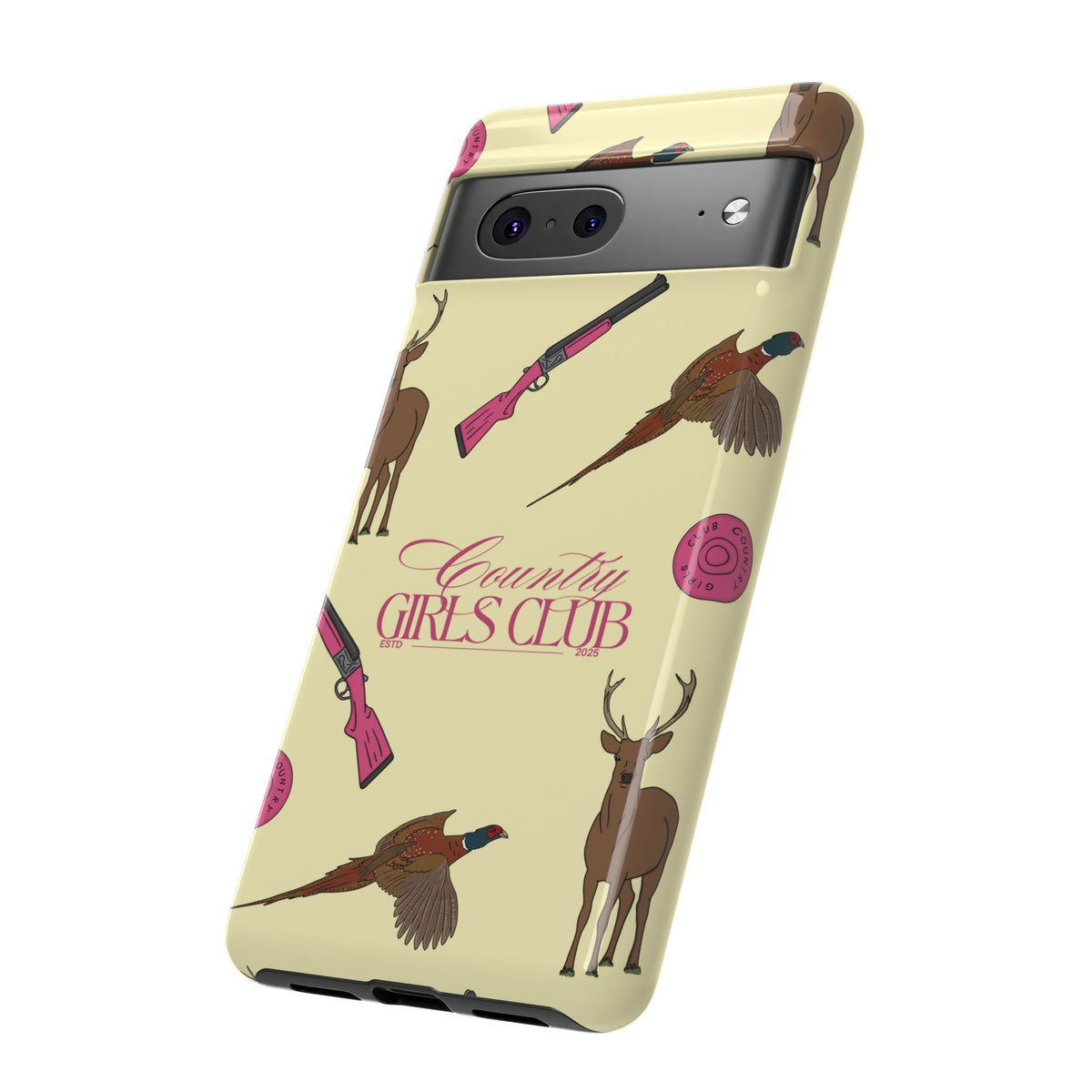 Butter Yellow 'Girls Love Guns' Case  | CGC x Country Cases