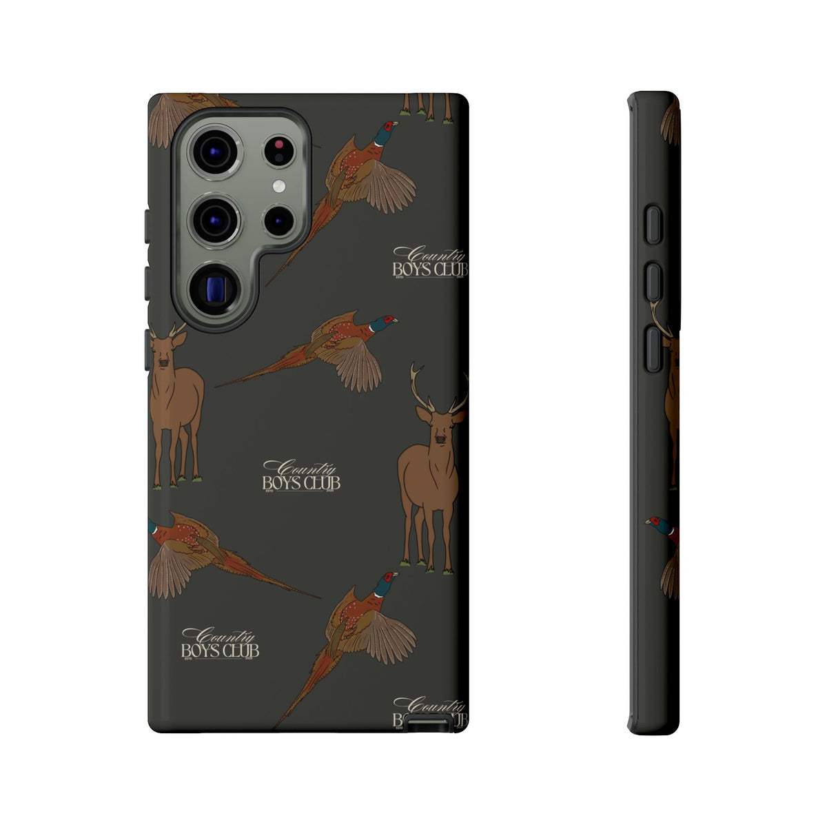 Charcoal 'Boys Stags & Pheasants' Case  | CBC x Country Cases