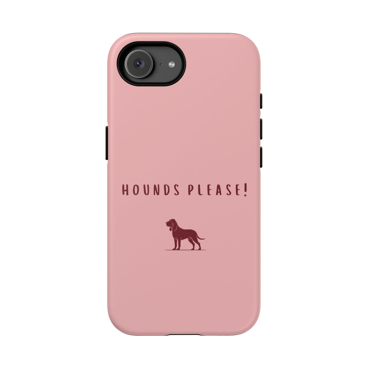 Pink & Burgundy 'Hounds Please' Case