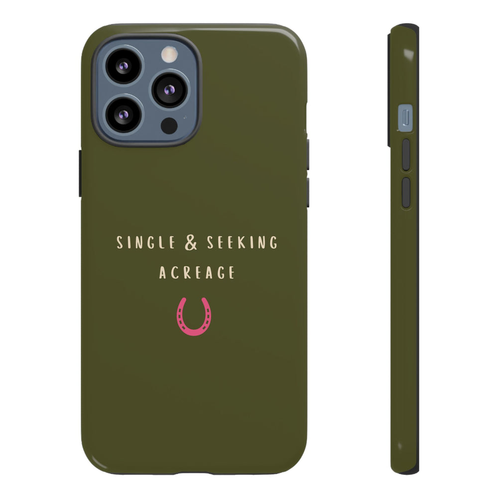 Green & Pink Single & Seeking Acreage Case
