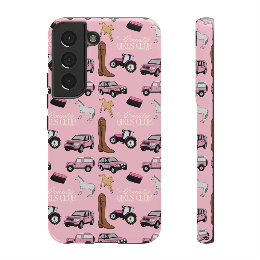 Pink Country Girls Club x Country Cases Android Phone Case