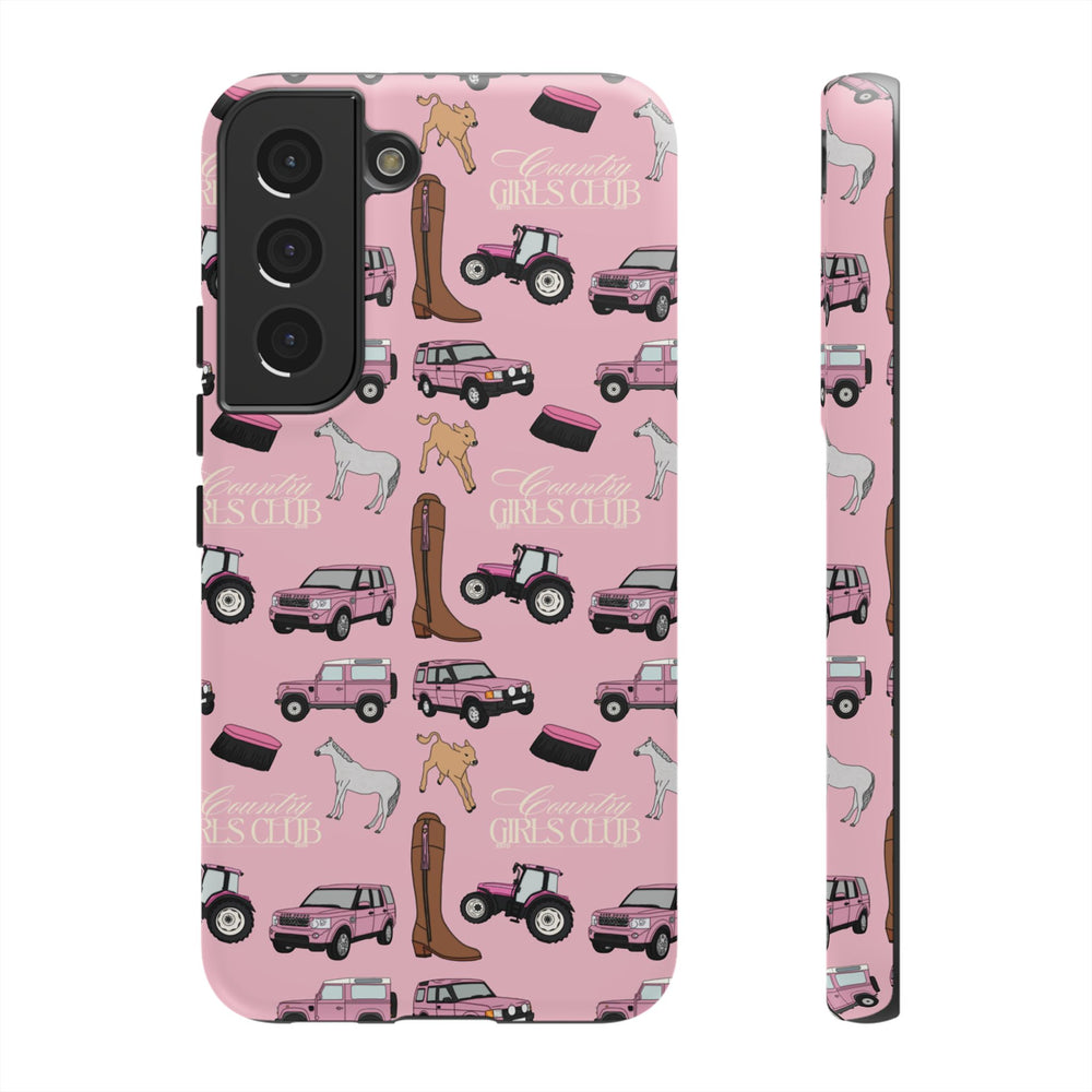 Pink Country Girls Club x Country Cases Android Phone Case