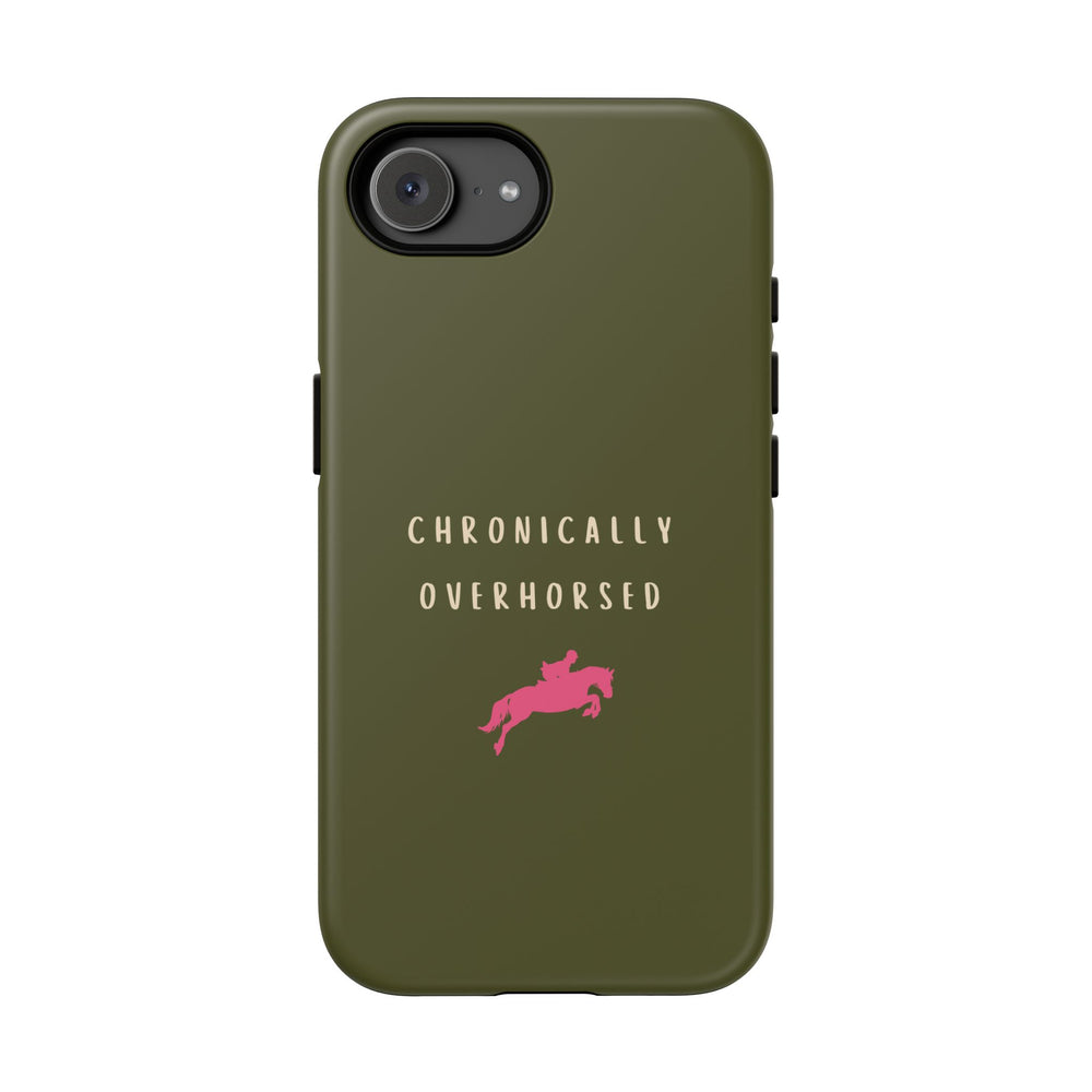Green & Pink Chronically Overhorsed Case