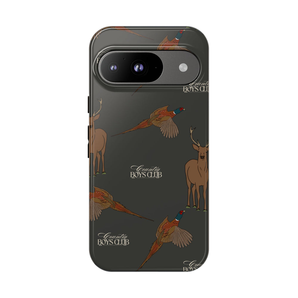Charcoal 'Boys Stags & Pheasants' Case  | CBC x Country Cases