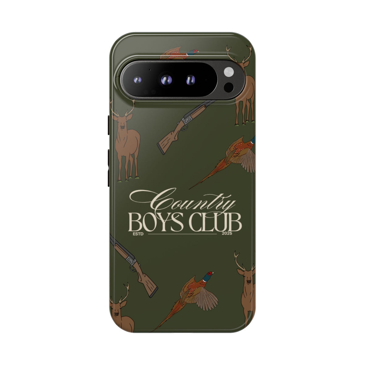 Forest Green Boys Love Guns Case  | CGC x Country Cases