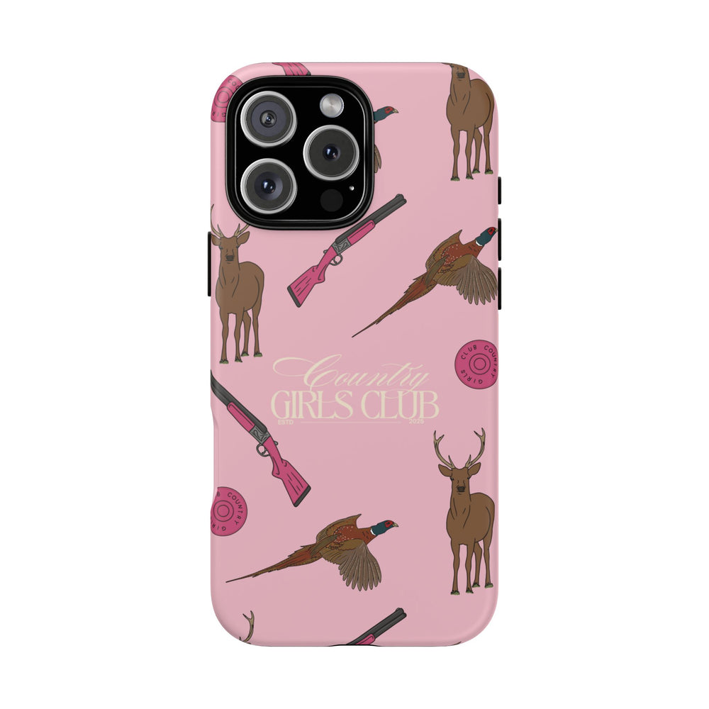 Pale Pink Girls Love Guns Case  | CGC x Country Cases