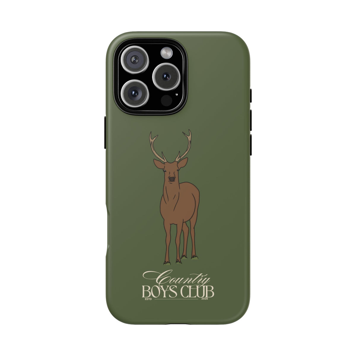 Green Country Boys Club Deer Stalking Case  | CGC x Country Cases