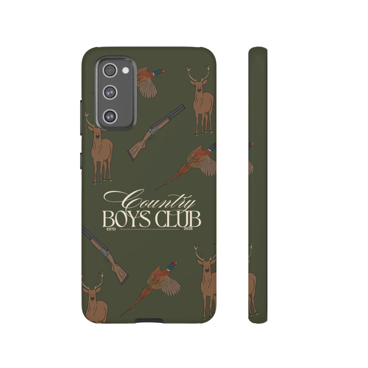 Forest Green Boys Love Guns Case  | CGC x Country Cases