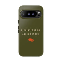 Green & Orange 'Elevenses Is My Angel Number' Case