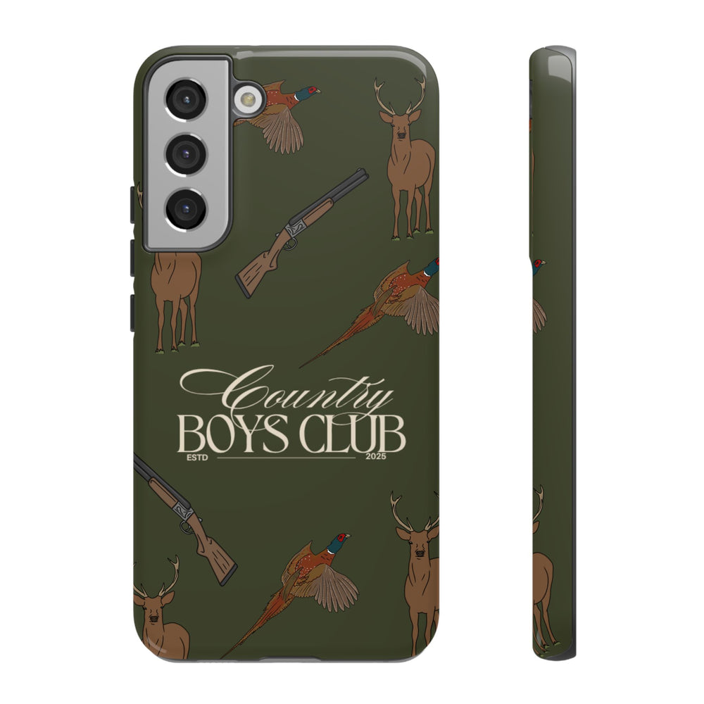Forest Green Boys Love Guns Case  | CGC x Country Cases