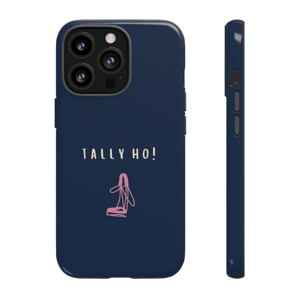 Navy & Pink 'Tally Ho!' (Bridle)