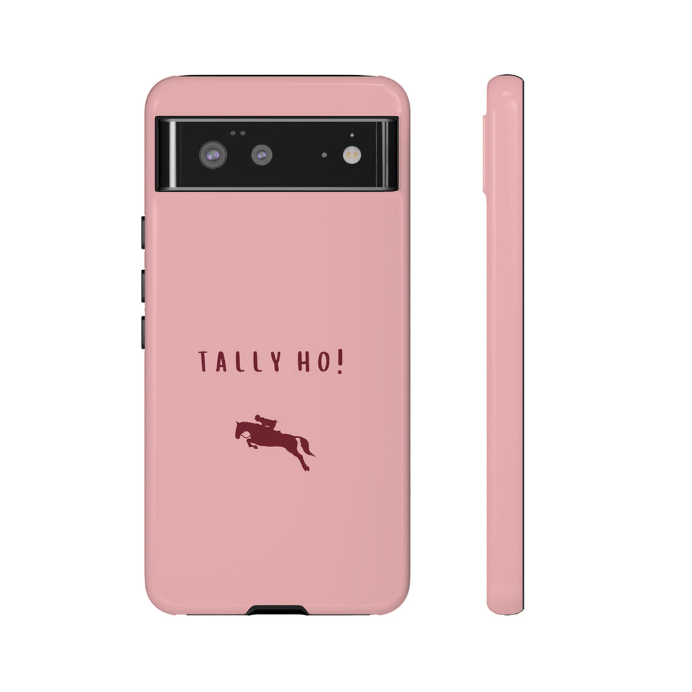 Pink & Burgundy 'Tally Ho!' (Horse) Case