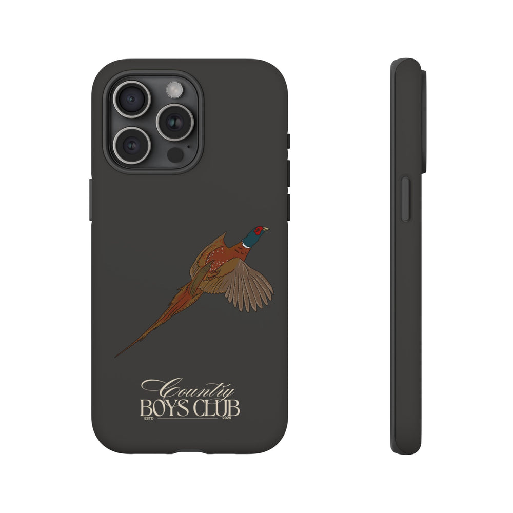 Charcoal 'Country Boys Club Pheasant' Case  | CGC x Country Cases