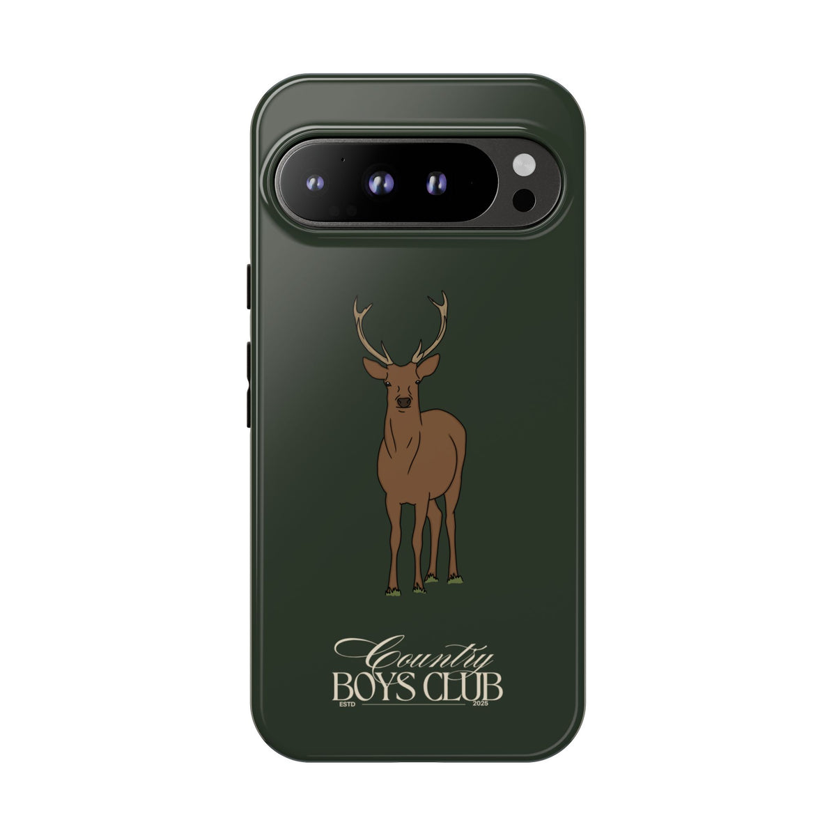 Field Green 'Country Boys Club Stag' Case  | CGC x Country Cases