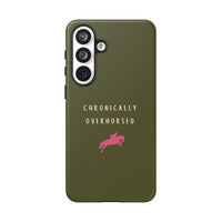 Green & Pink Chronically Overhorsed Case