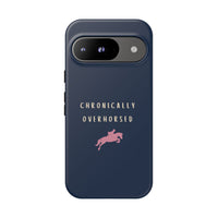Navy & Pink "Chronically Overhorsed" Case