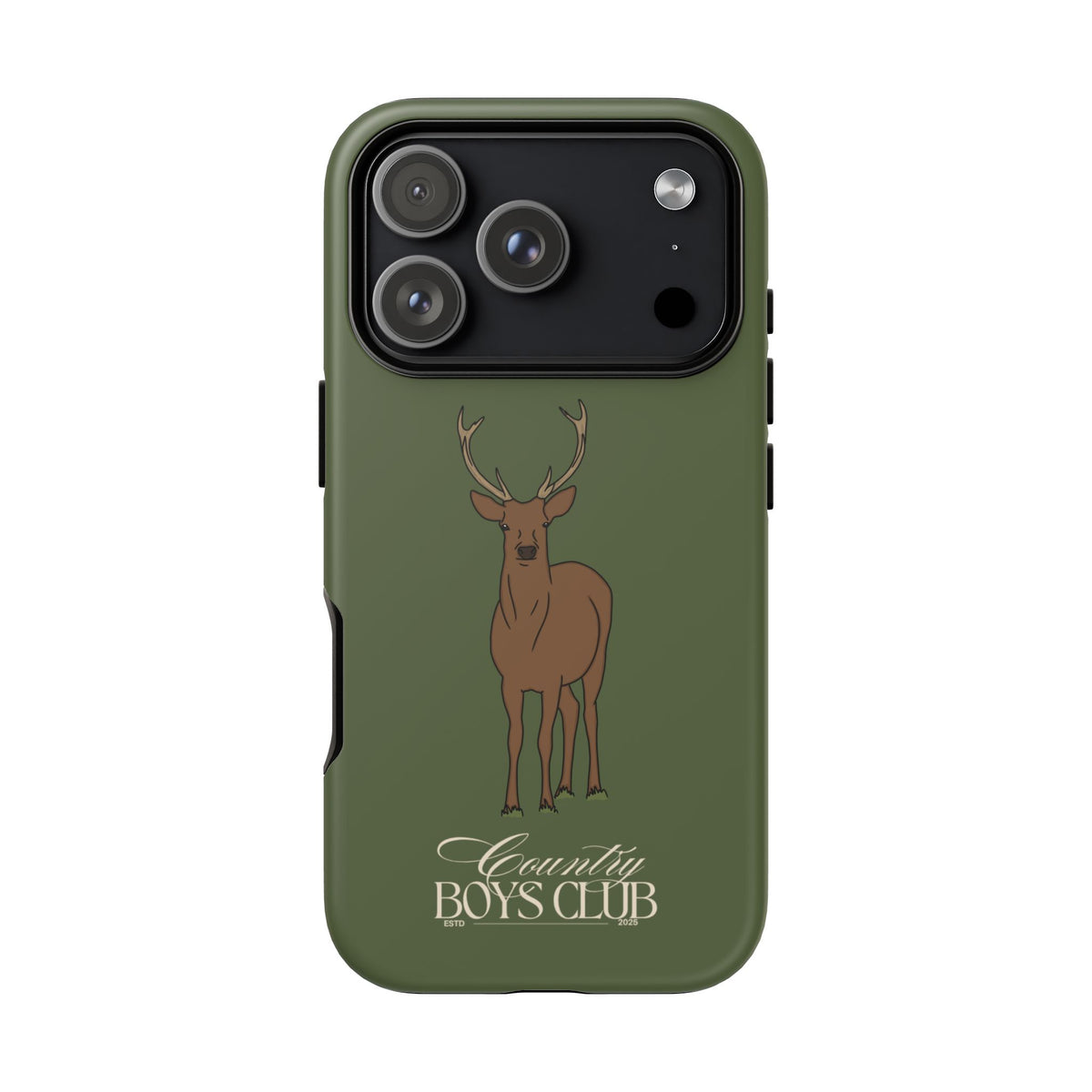 Green Country Boys Club Deer Stalking Case  | CGC x Country Cases